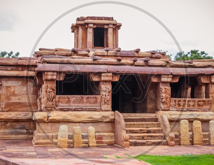 a temple in Aihole Temple complex