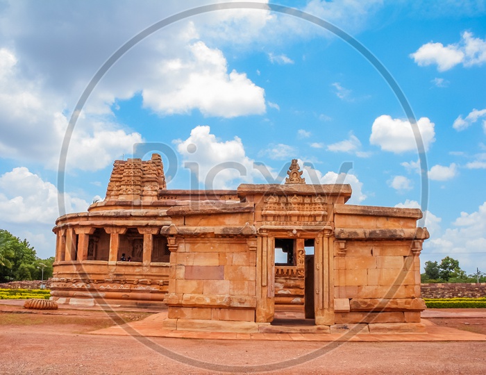 a temple in Aihole Temple complex