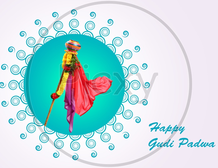 Gudi Padwa Festival Greeting Card