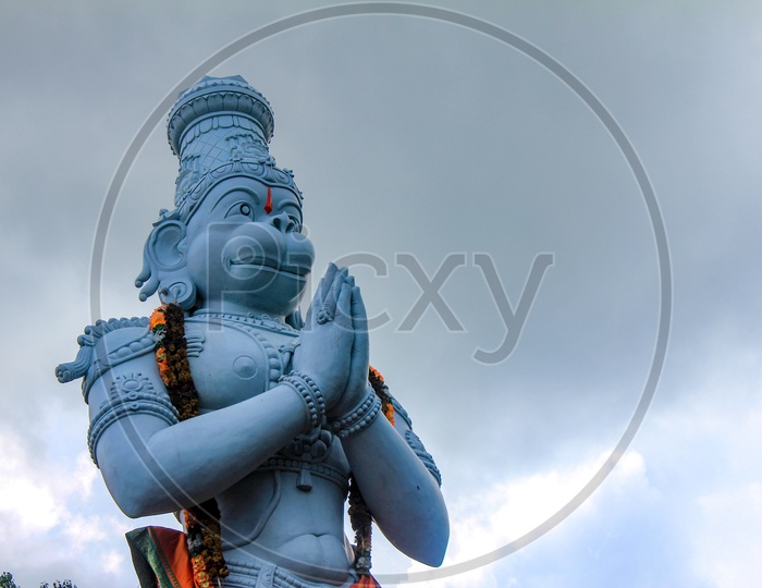 Lord Hanuman Statue in Tirumala