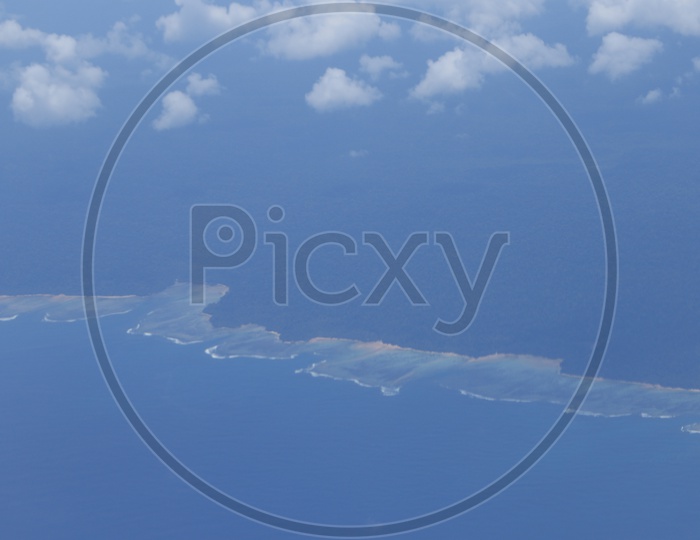 Aerial View of Port Blair