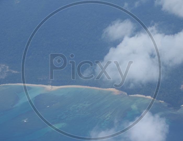 Aerial View of Port Blair