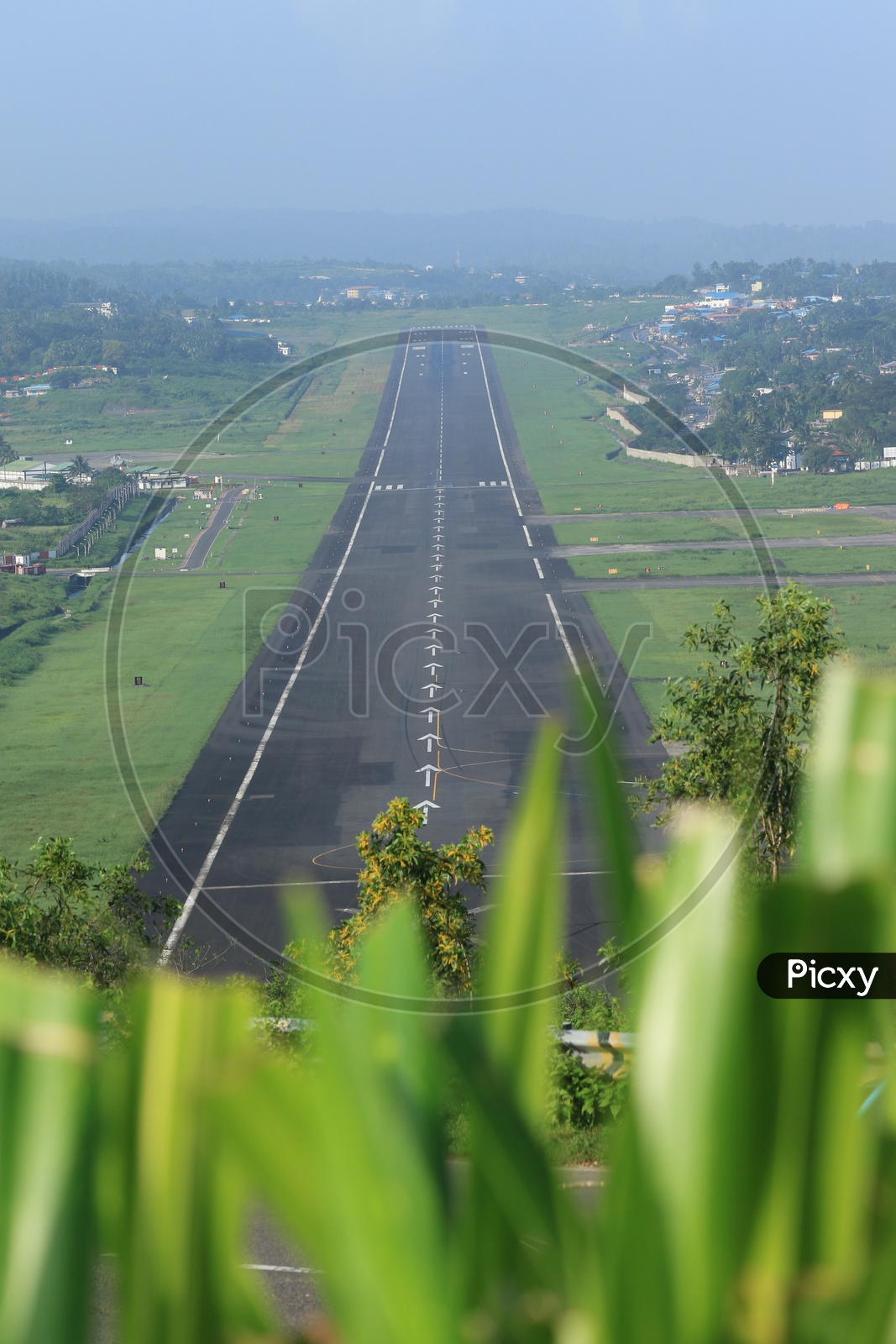 Runway at Port Blair Airport or Veer Savarkar International Airport