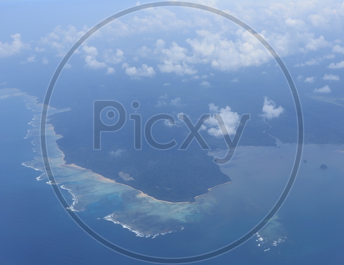 Aerial View of Port Blairf Port Blair