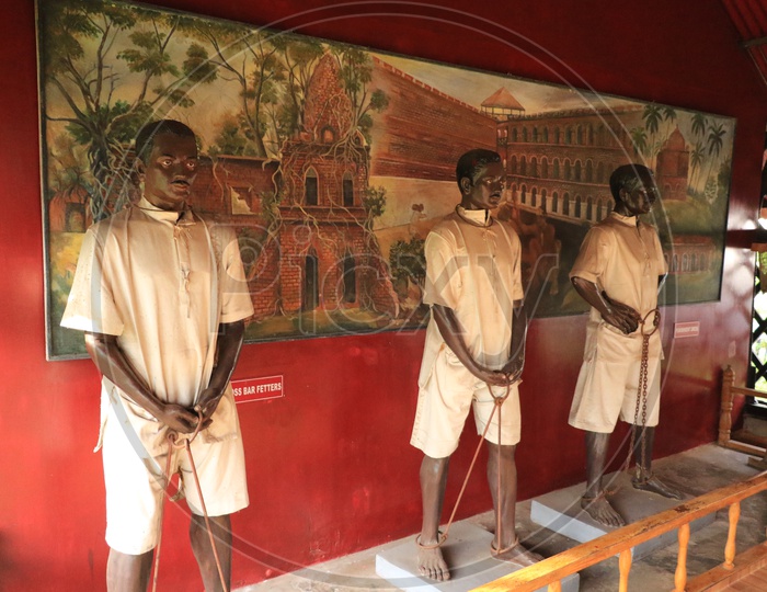 Vintage Models Of The Andaman Jail In Museum inside The Andaman Prison
