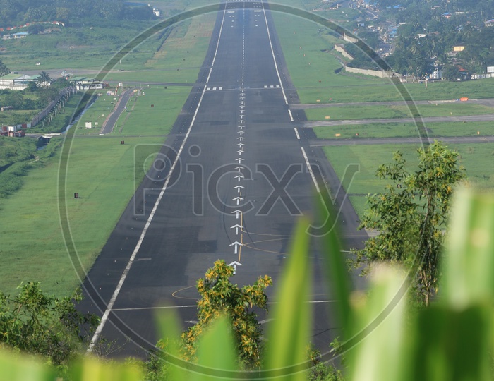 Runway at Port Blair Airport or Veer Savarkar International Airport