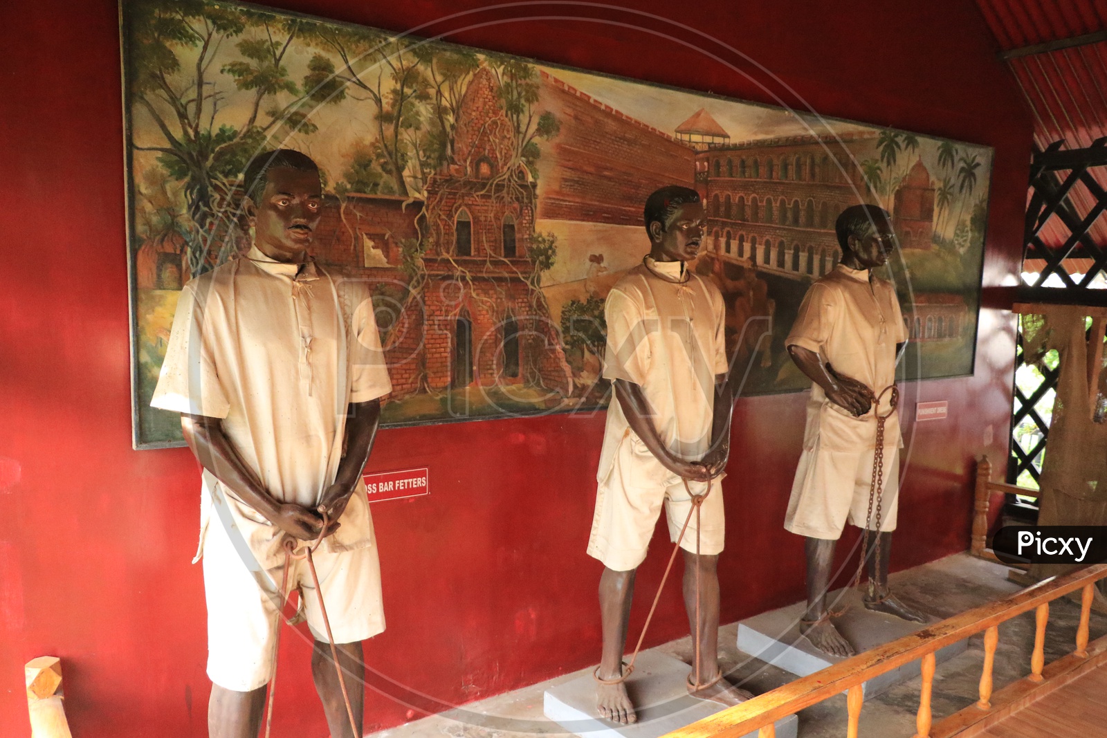 Vintage Models Of The Andaman Jail In Museum inside The Andaman Prison
