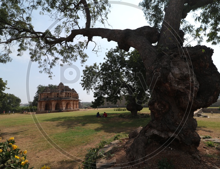 A Historic Famous Lotus temple in Hampi , Karnataka