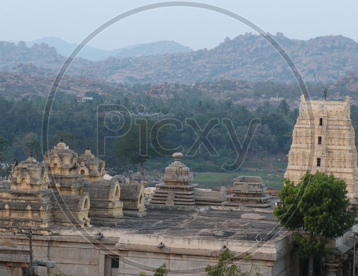 Temple Shrine In Hampi , Karnataka