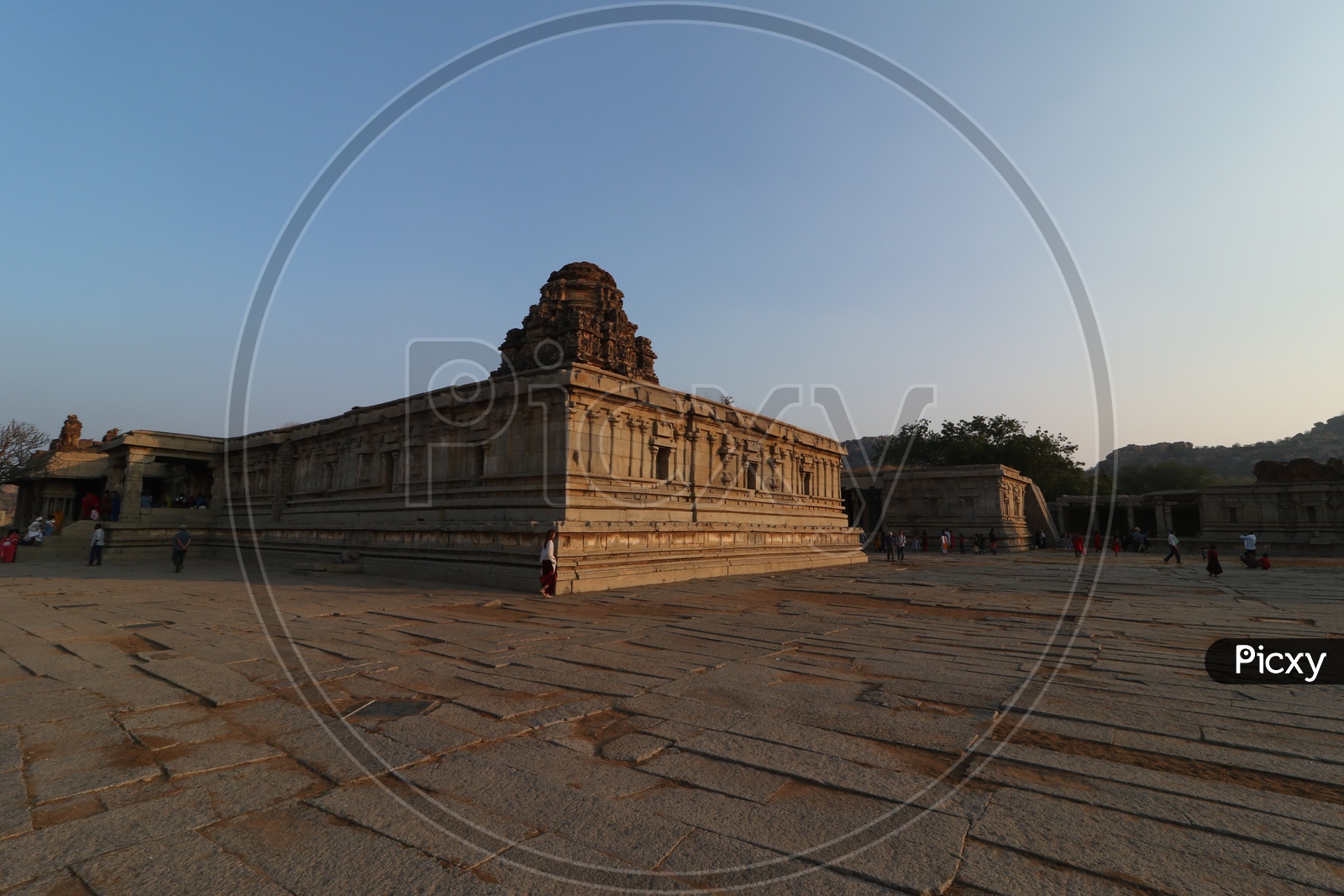 An Old Ancient Dravidian Vitthala Temple in Hampi , Karnataka