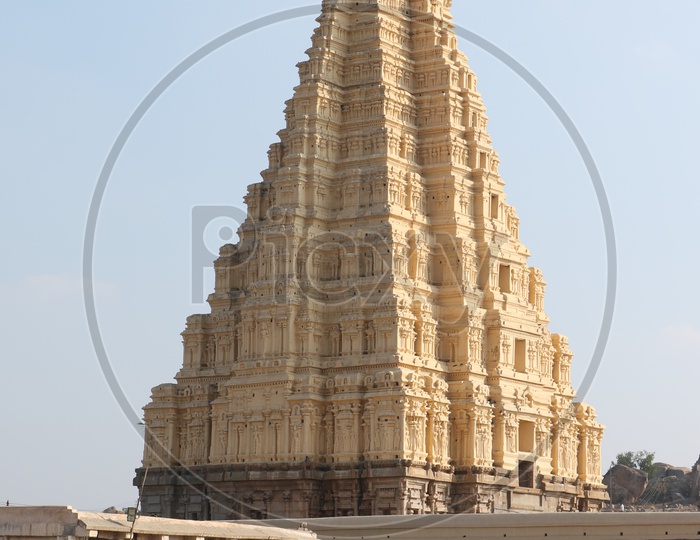 Gopuram of Virupaksha Temple in Hampi