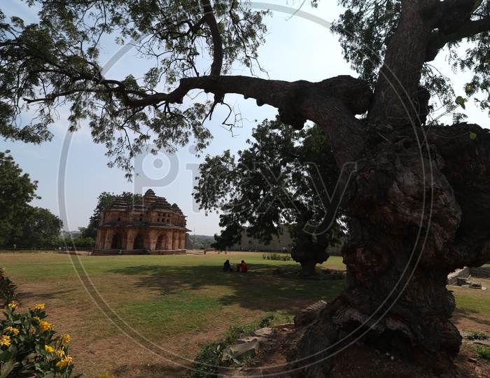 A Historic Famous Lotus temple in Hampi , Karnataka