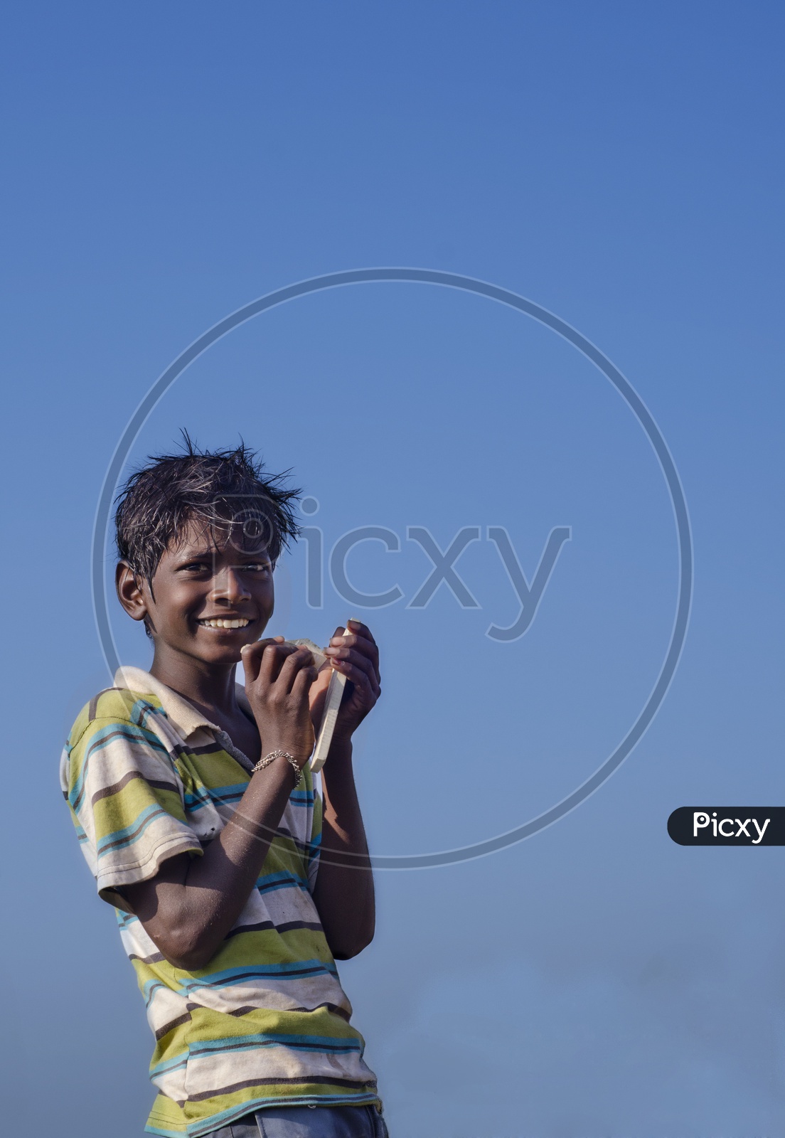Portrait of Indian Rural Kid / Happy Kid