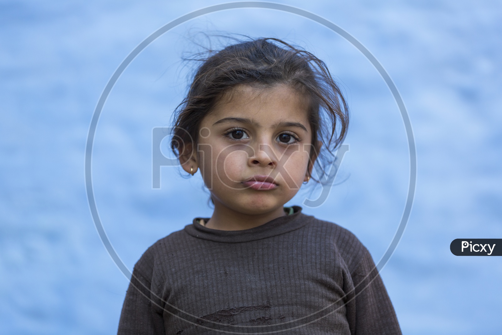 Portrait of a Indian Girl Child