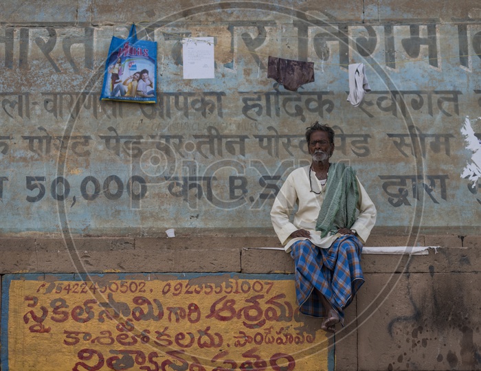 A Telugu Person With His Details Written in Telugu language spotted in Varanasi