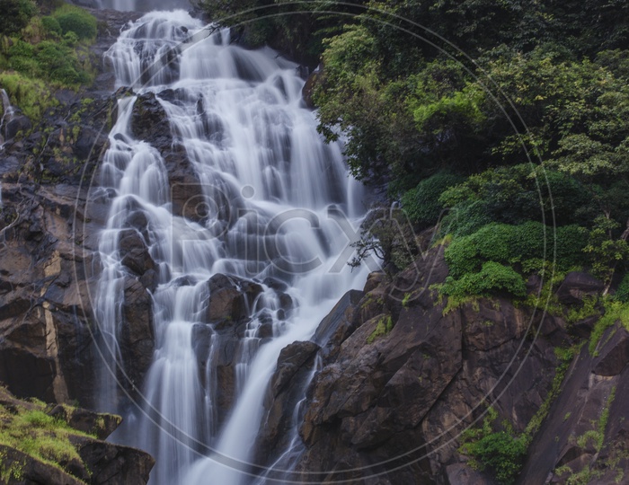 Beautiful Dudhsagar Waterfall in Goa