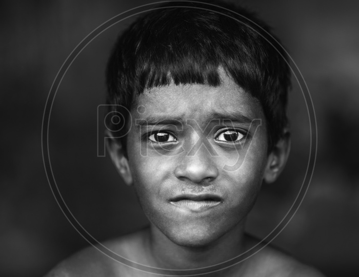 Portrait of Indian kid