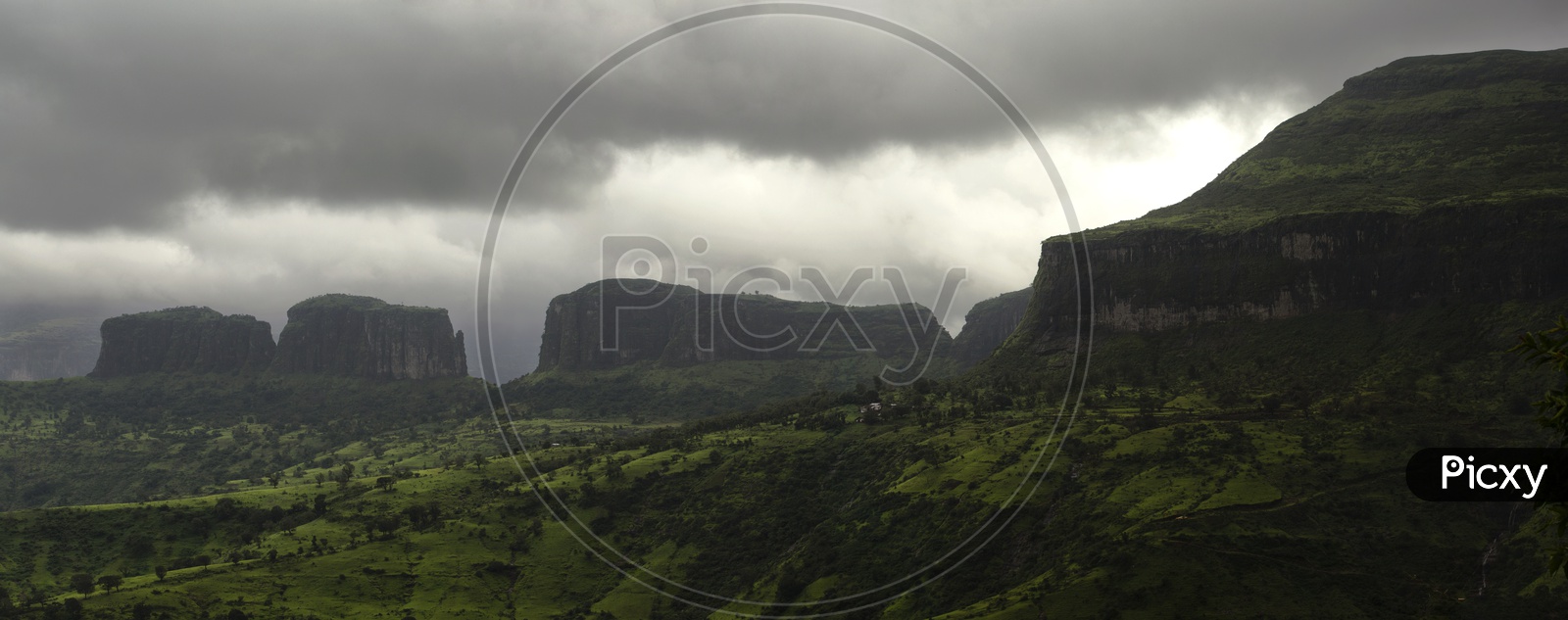 A Panoramic Shot pf Bramhagiri Hill Rage