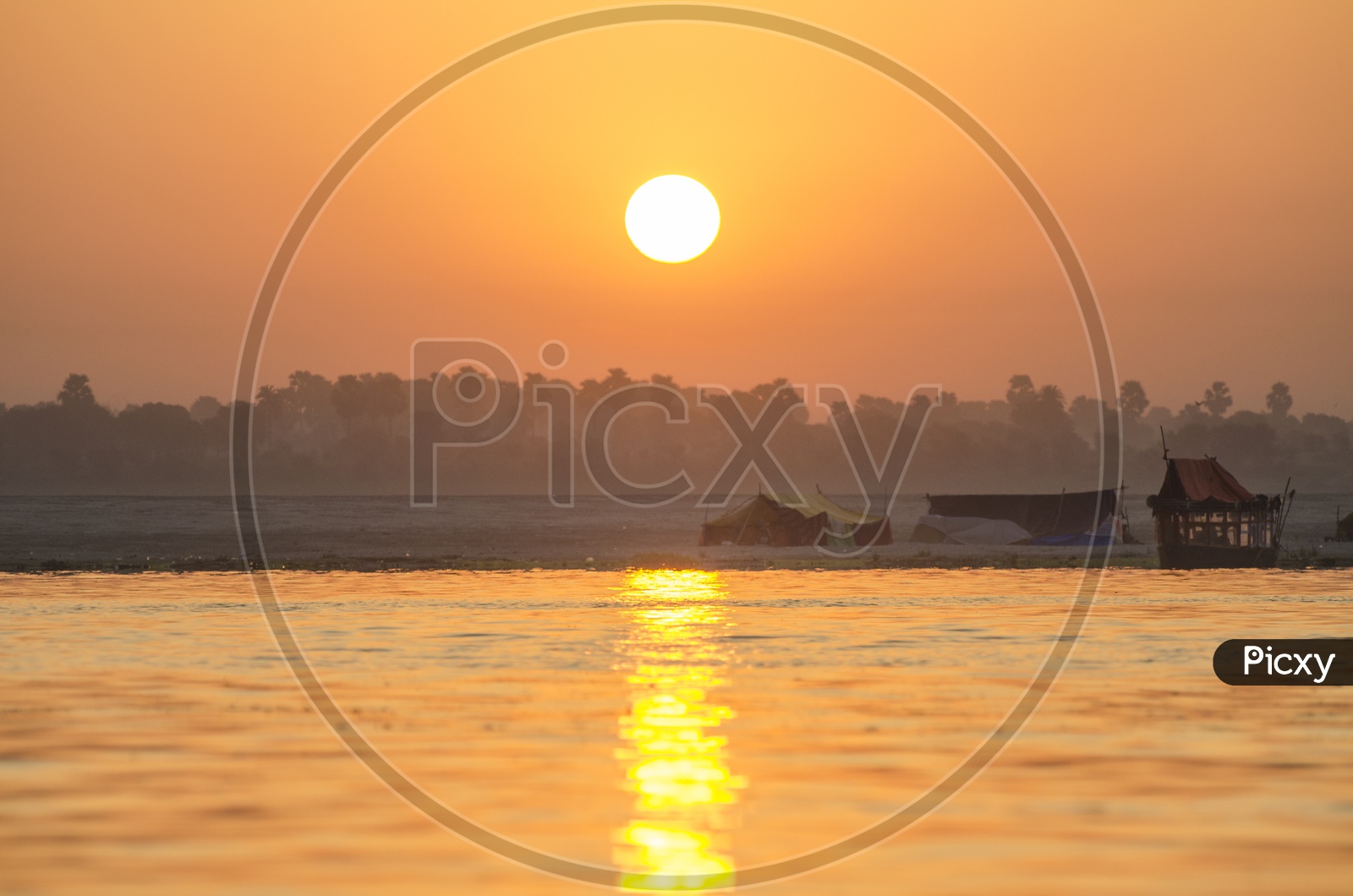 Beautiful Sunrise in Varanasi