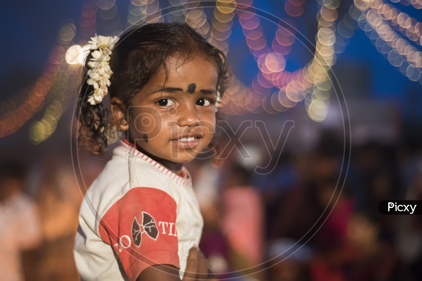 Indian Children At Koovagam Festival