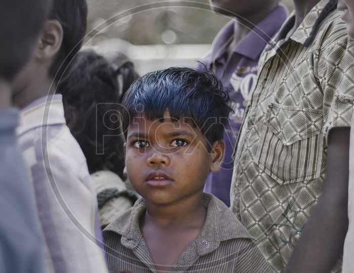 Portrait of Indian Rural Kid