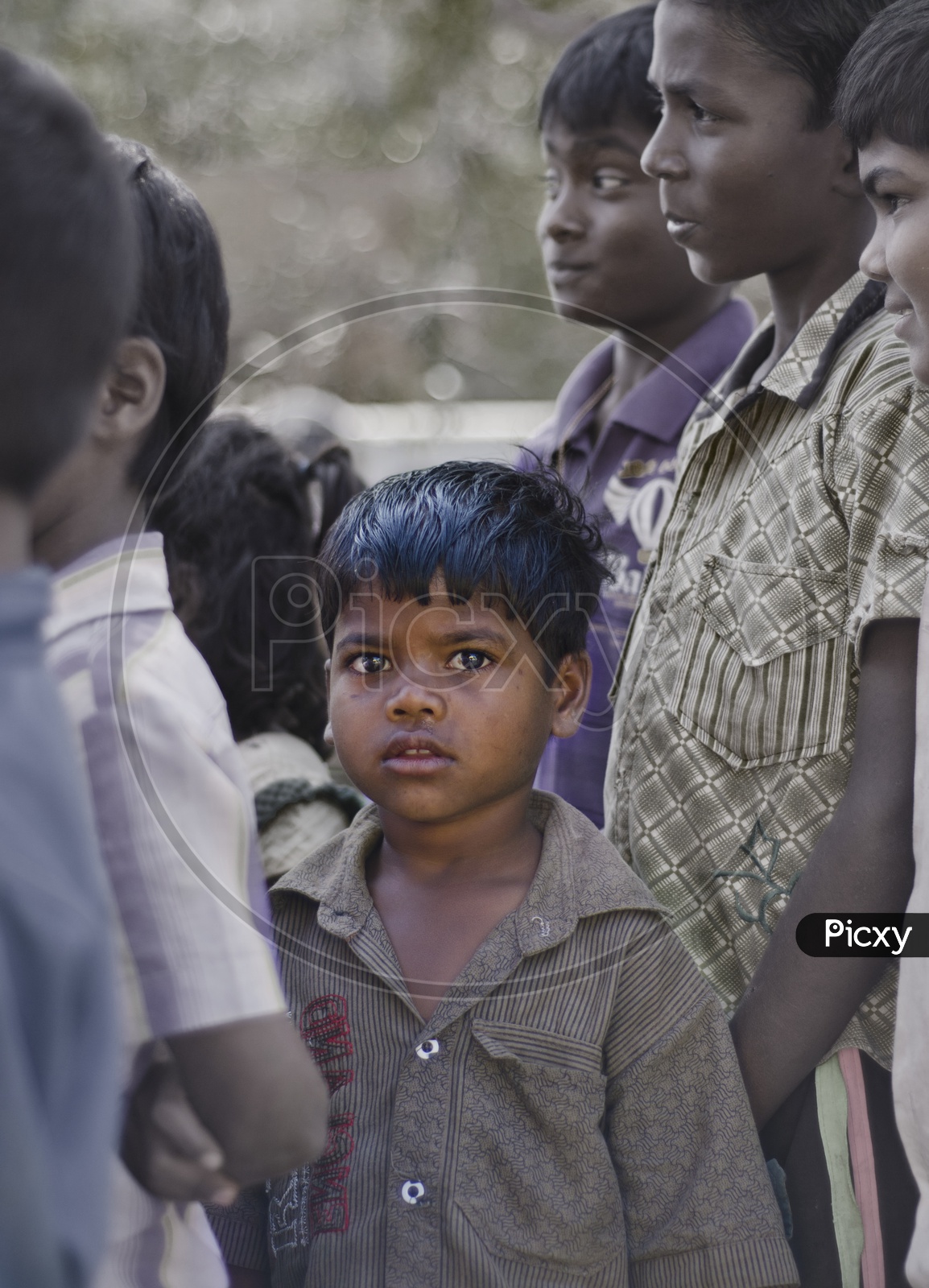 Portrait of Indian Rural Kid