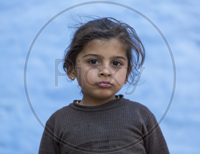 Portrait of a Indian Girl Child
