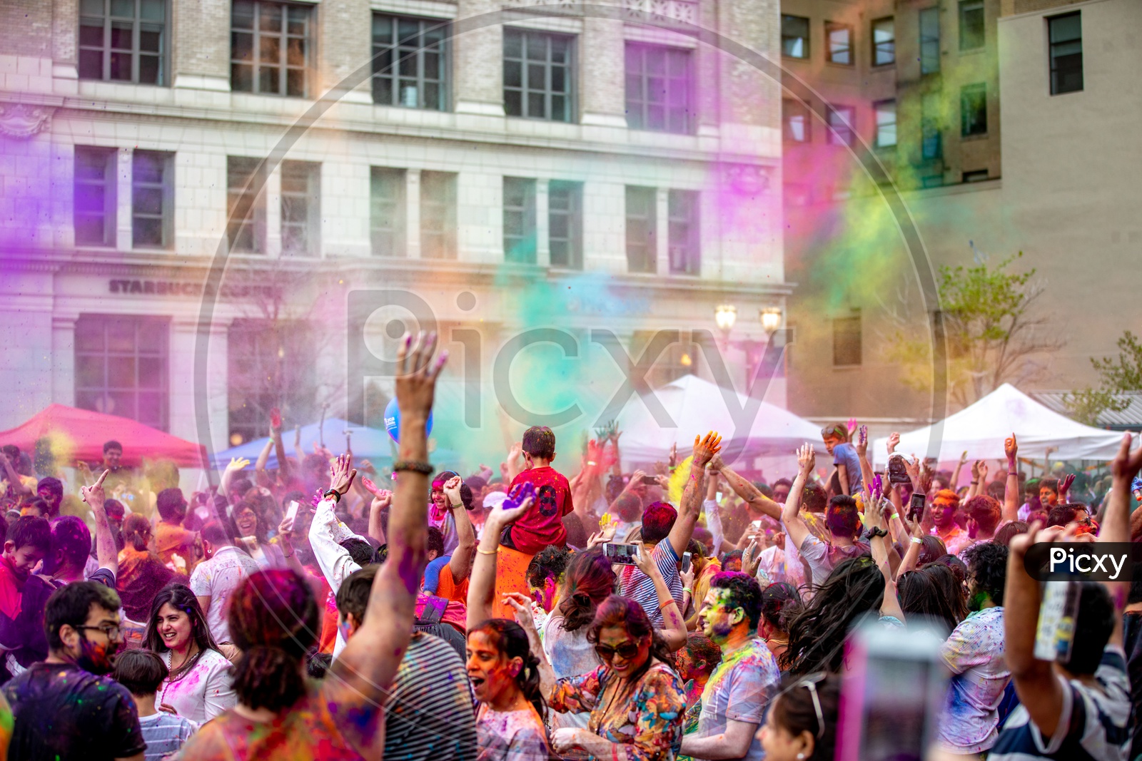 Holi Celebrations - Indian Festival - Colors/Colorful in USA