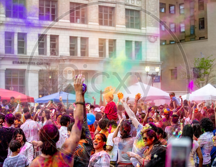 Holi Celebrations - Indian Festival - Colors/Colorful  in Jersey City, USA