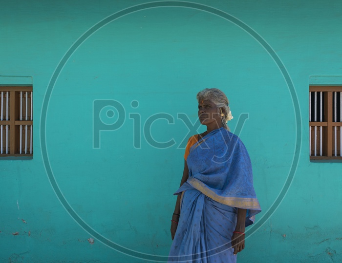 An old Woman in Tamil Nadu