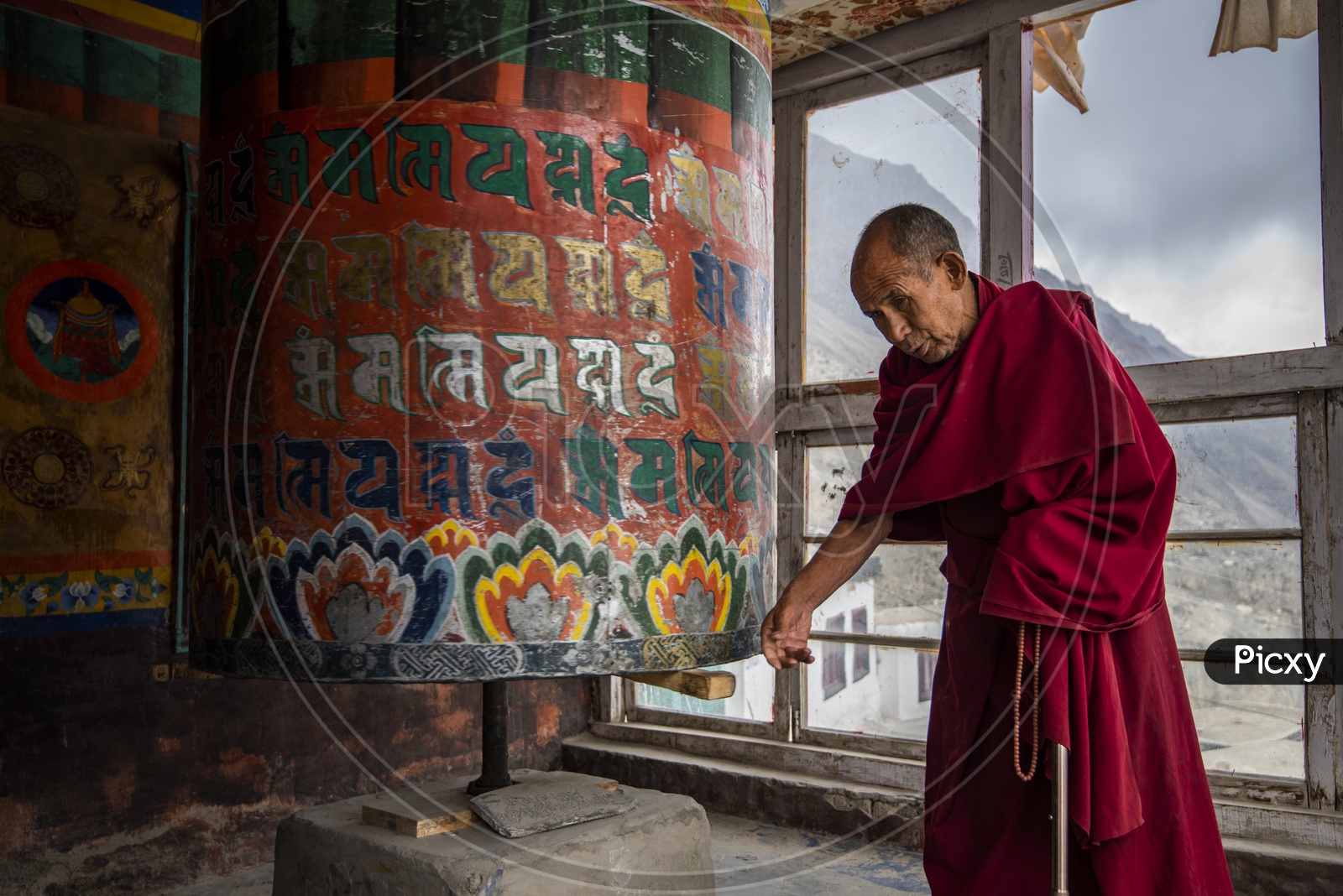 Buddhist Monks in Leh