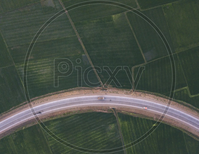 Chirala Jammalamadugu Highway Drone View