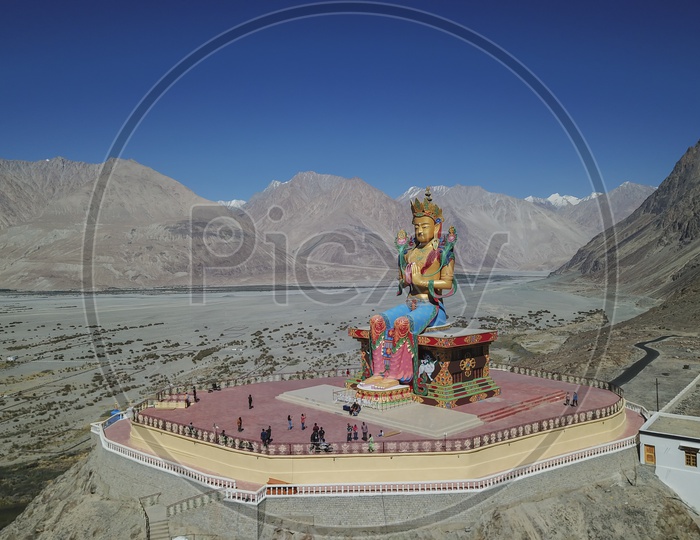 Maitreya statue, Diskit Monastery