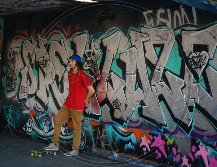 Graffiti and Skater