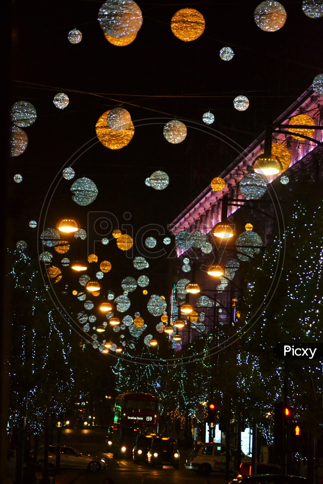 Christmas Lights on Oxford street London