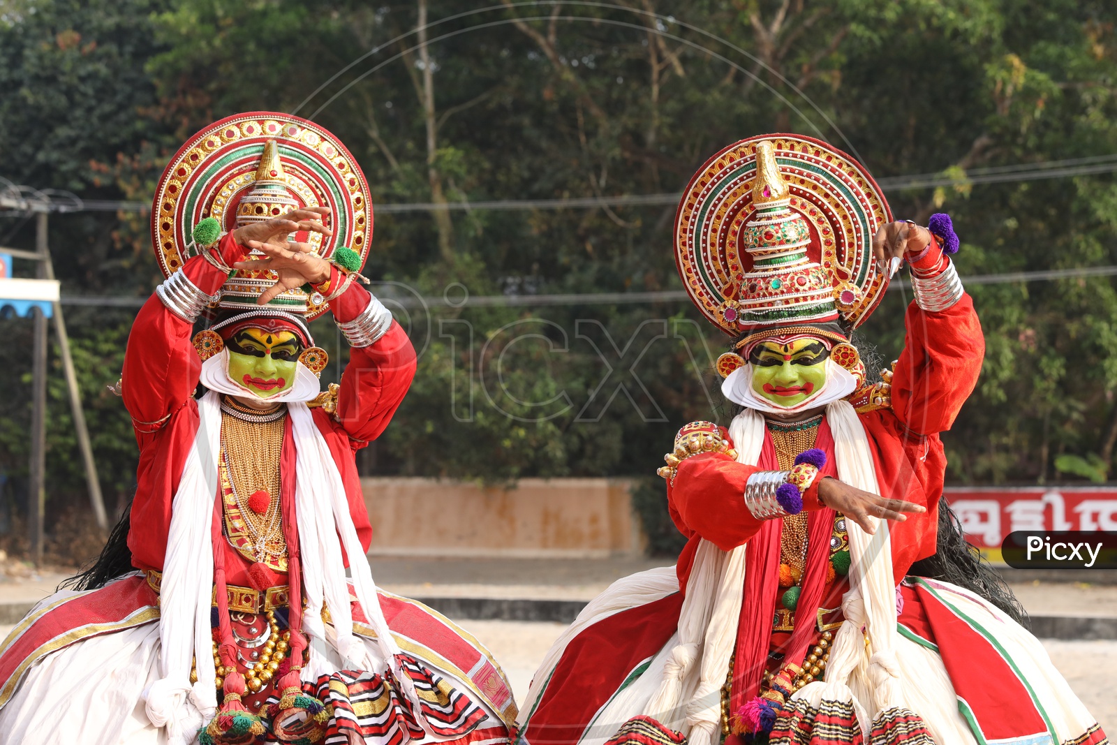 Kathakali Dancers Performance