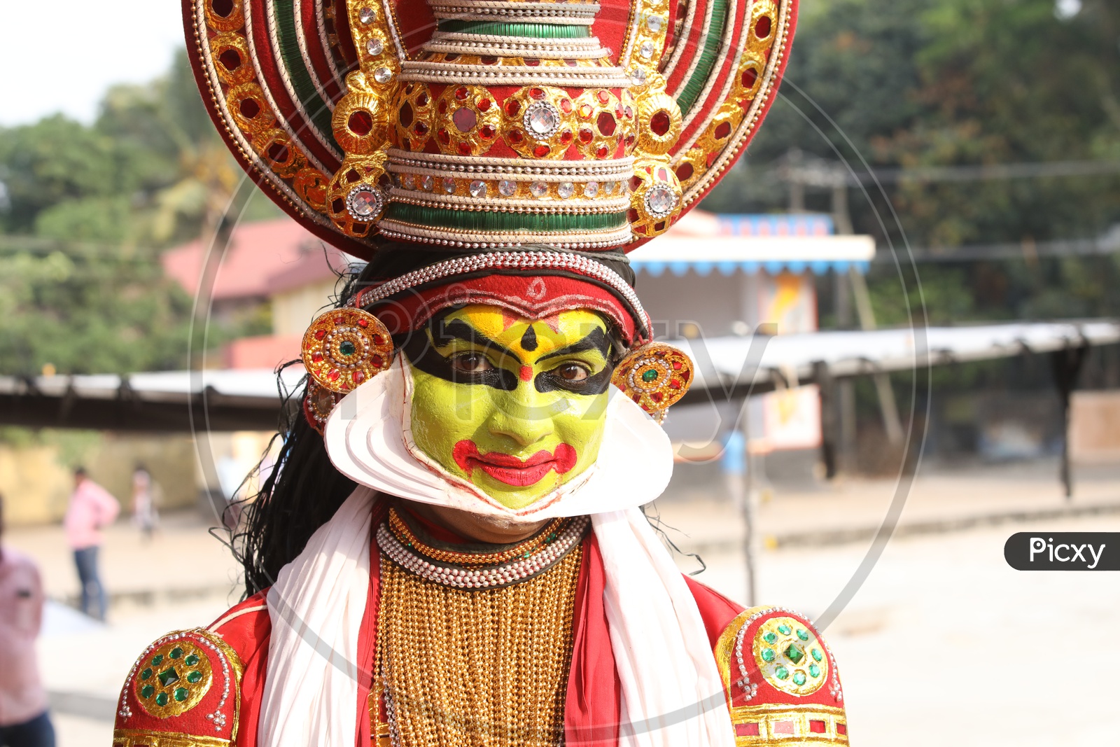 Kathakali Dancer Closeup