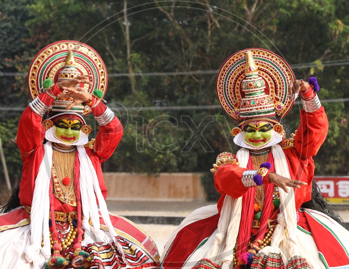 Kathakali Dancers Performance