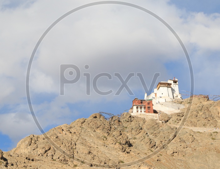 Landscapes of Leh - Mountains & Houses