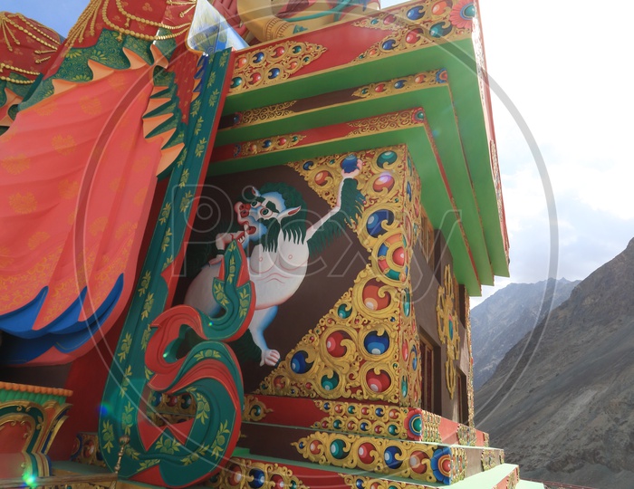 Maitreya Buddha Statue At Diskit Monastery