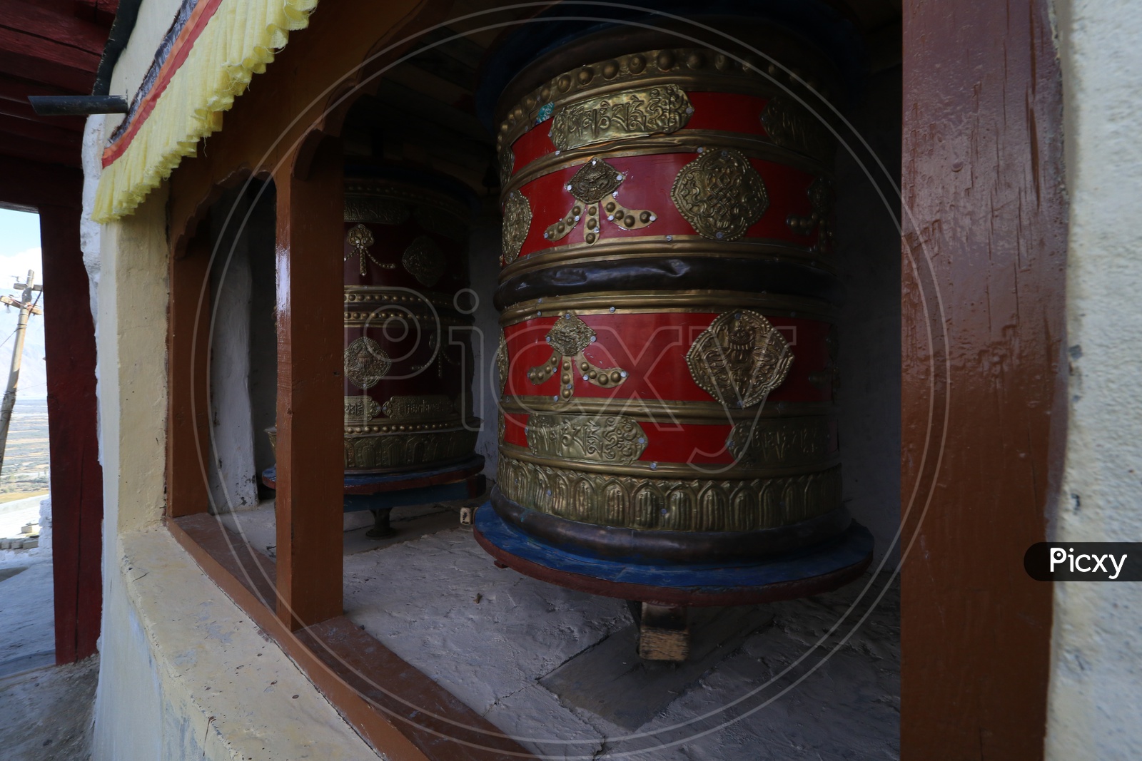 Tibetian Prayer Bells in Buddhist Temples
