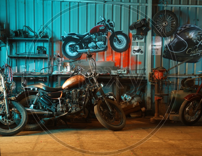 Bike in a Garage