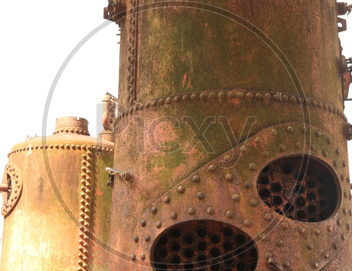 Boiler with full of rust