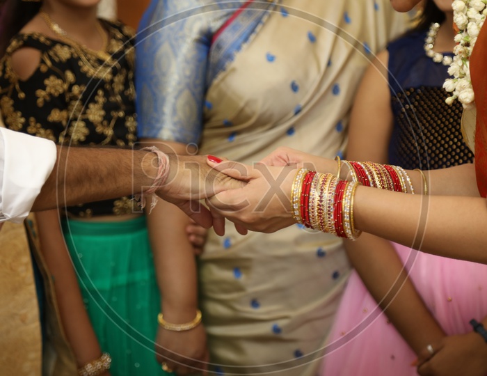 Indian Hindu Wedding Groom Hands