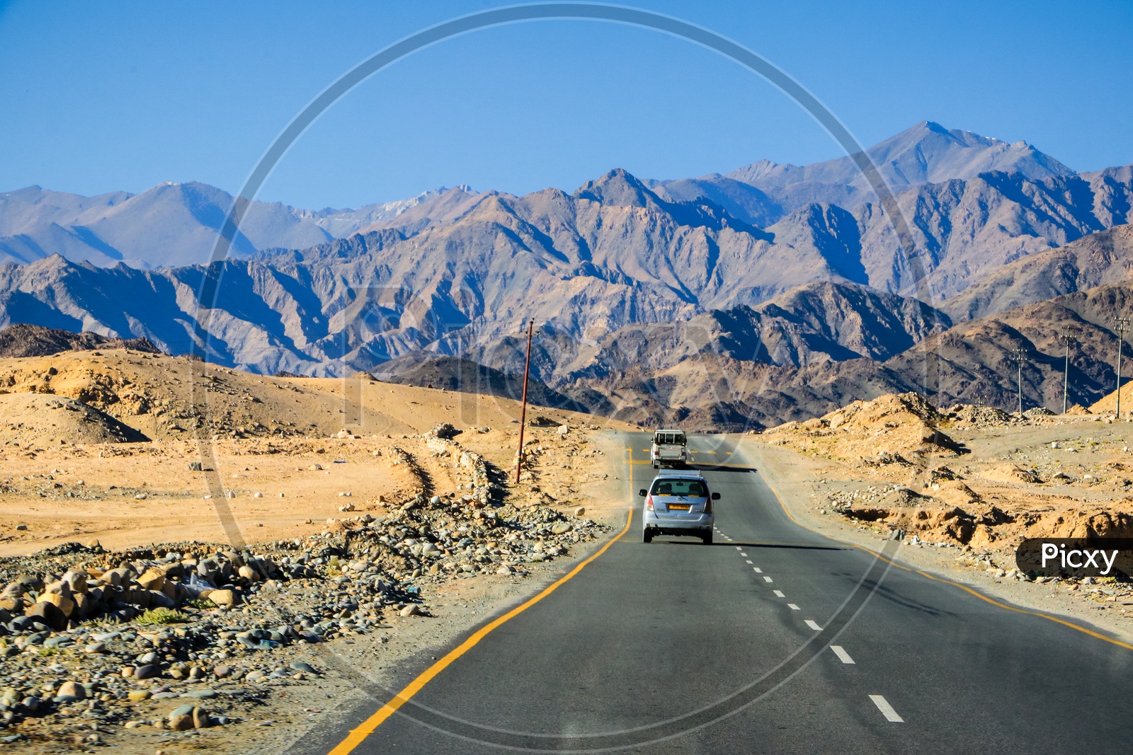 Highways in Leh and Mountains