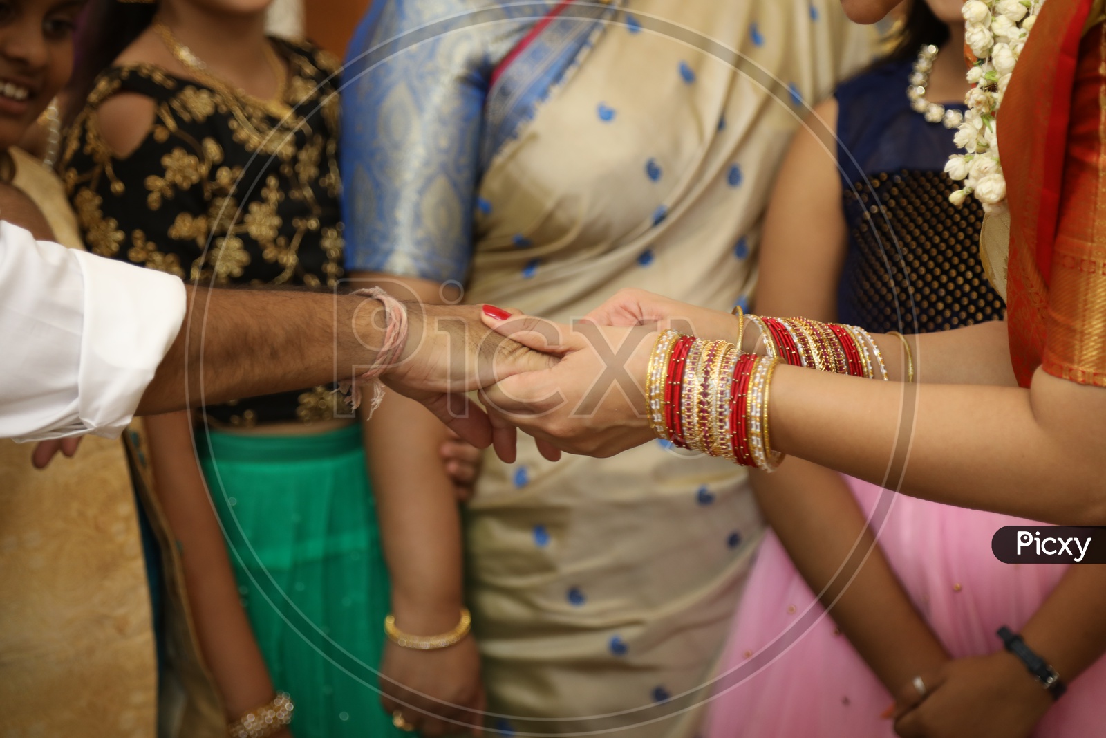 Indian Hindu Wedding Groom Hands