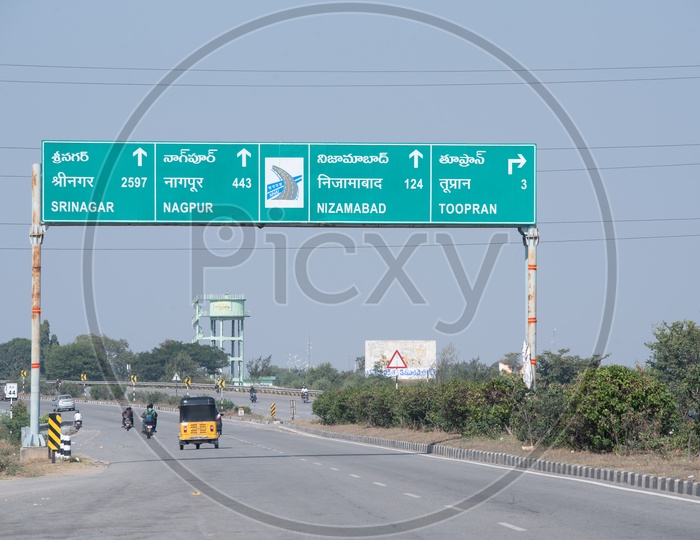 National Highways and Boards  In Telangana