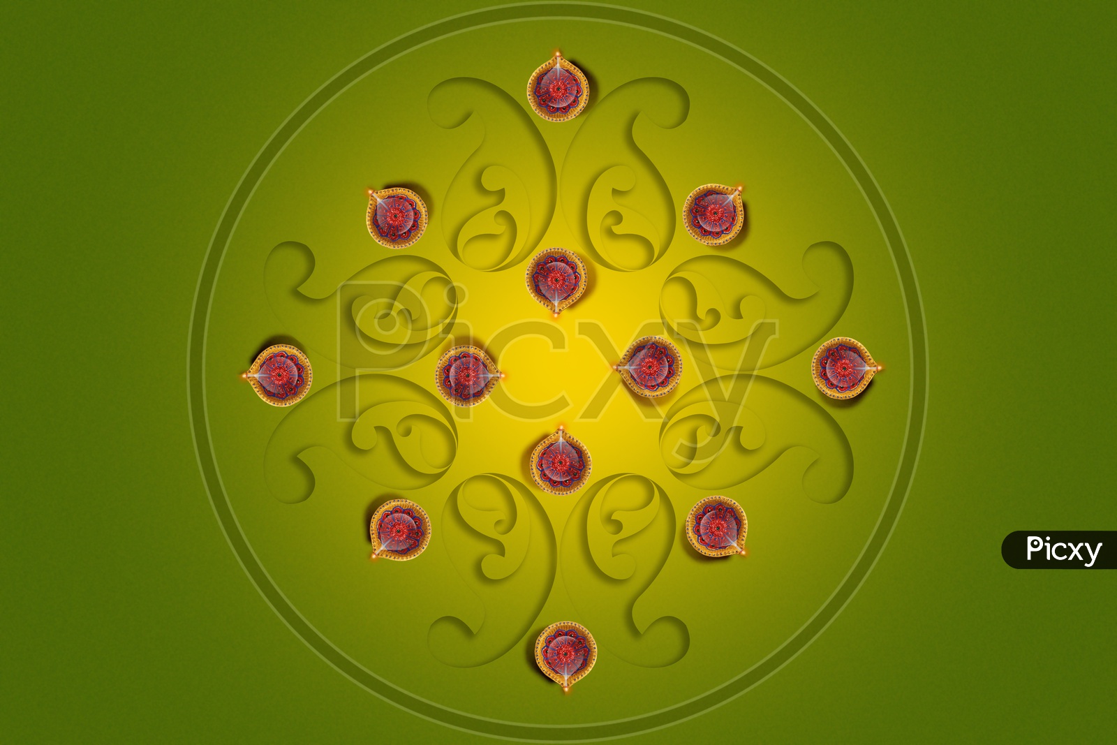 Diya/Deepa for Diwali/Deepavali Indian Festival