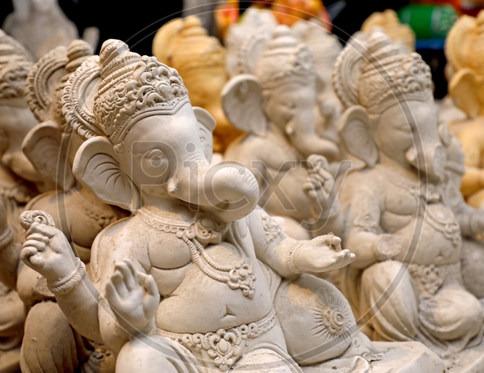 Lord Ganesh Idol / Ganesha Idol / Clay Ganesha's