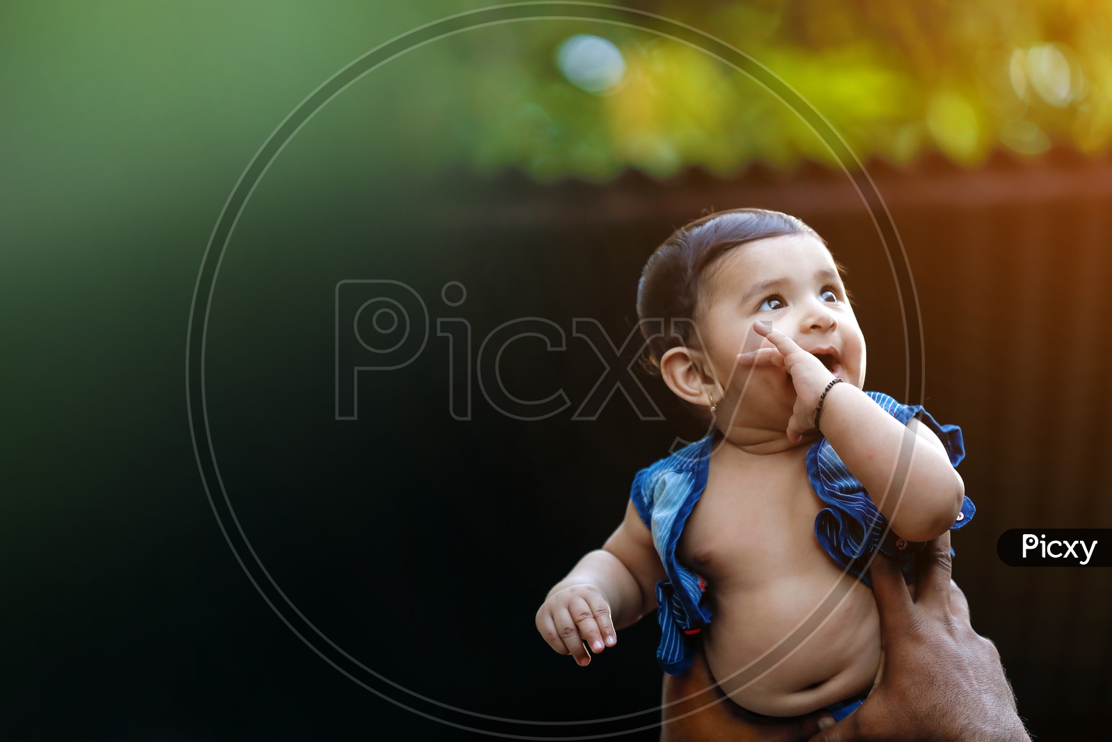 Indian Cute Baby Boy With Smiling Face